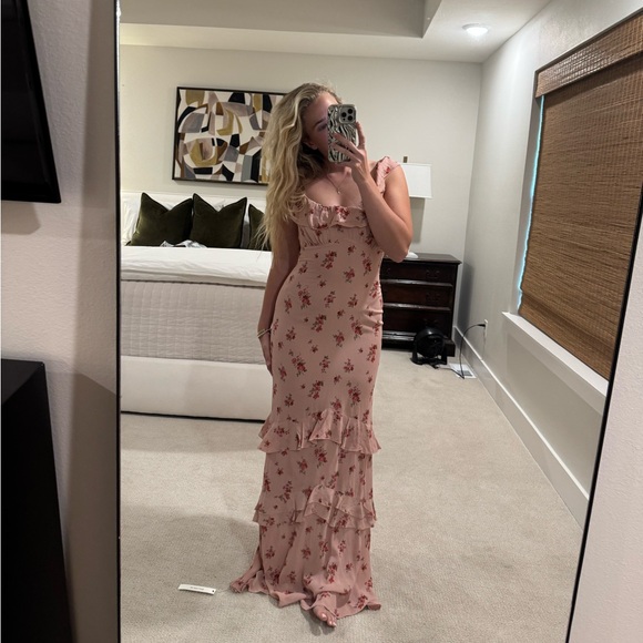 Reformation Floral Maxi Dress in Pink - Picture 4 of 5